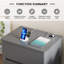 Smart Nightstand with Charging Station and LED Lighting-1831979329
