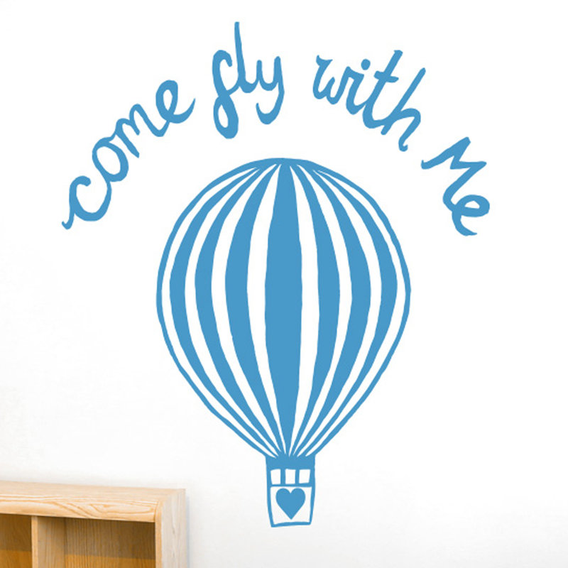 Wall Decal, Large, Blue