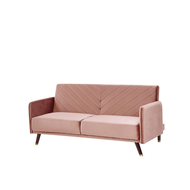 Salas Velvet Sleeper, Pink