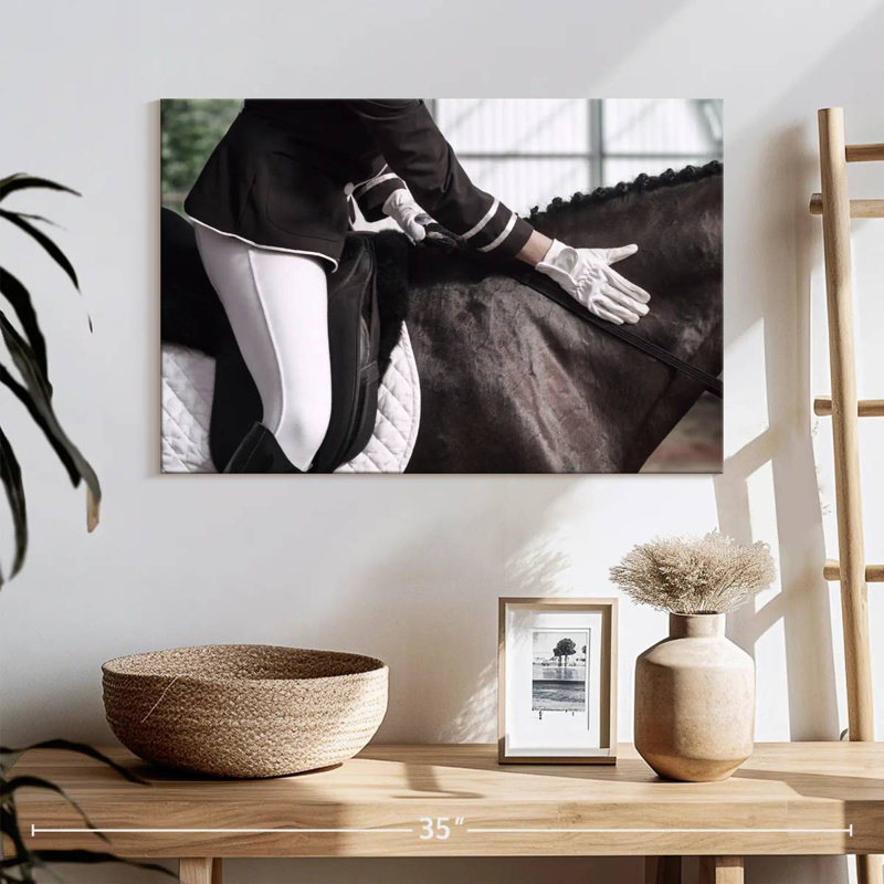 Sireci Jockey On Horseback, 16" H x 24" W