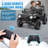 Alex 24V 4WD//2WD Ride On Jeep Car With Remote Control, Real 2 Seater Electric Truck For Kids,4X100w Motor,LED Headlights,Music Player,20 Wide Seat,Ride On Toy For Kids Toddlers, Black-116922929