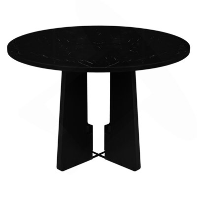 Round Dining Table For 4, Modern Kitchen Dining Table, 43 Inch Round Dining Table For Kitchen Living Room