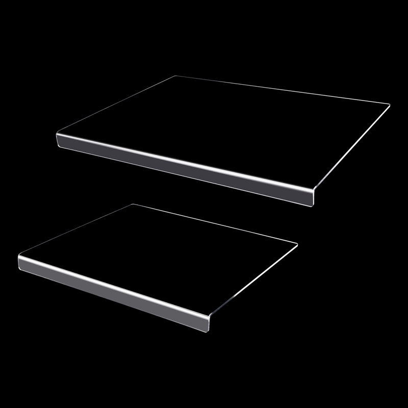 2Pcs Kitchen Acrylic Clear Chopping Board