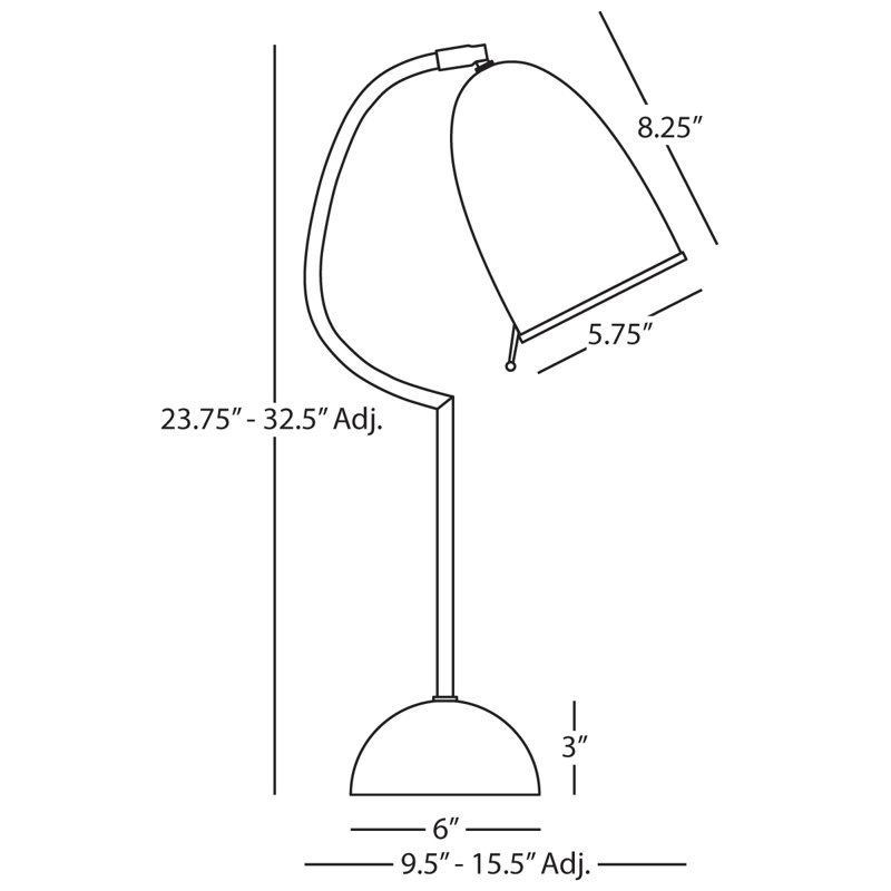 Director Desk Table Lamp