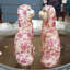 Staffordshire Style Dog Figurines – Pink Florets Small (Set of 2)