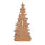 Décoration de porche arbre de Noël en bois 35,5 "H (KD)