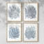 Reproduction encadrée de motifs de feuilles à motif III - ensemble de 4-1476211340-1476211337