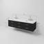 Ensemble de meuble-lavabo double mural 72 po Castor-112815466-82339549