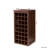 32 Modular Buffet Cabinet In Dark Brown Walnut - Wine Enthusiast's Choice For 32 Bottles Storage Unit