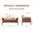 48.75'' Wide Modern Soft Chenille Fabric Upholstered Loveseat With Padded Armrest-729666625