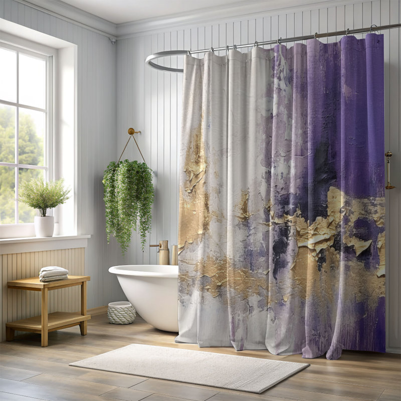 Rideau de douche Isherwood, H 74 po x l 71 po