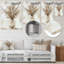 Beige blanc Boho Plant Chic I - Boho Feather Wall Art Living Room-1629718219-1629718222