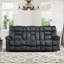 Ensemble 2 pièces de fauteuil inclinable manuel contemporain avec fauteuil inclinable et canapé 3 places-535052562