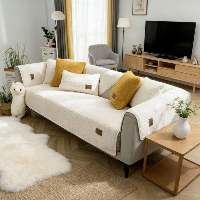 Box Cushion Sofa Slipcover
