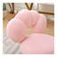 Fauteuil pivotant à 360 ° réglable en hauteur, fauteuil pivotant, tissu en peluche, fauteuil de bureau personnel-887760076