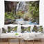 Photographie blue klonglan waterfall tapisserie-28484841