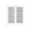 Armoire d'appoint 32 "en métal blanc - Rangement et présentation modernes | Idée cadeau-1579879285