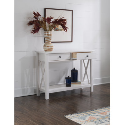 Stimpson 42'' Solid Wood Console Table