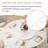59" Round Marble Dining Table with Turntable