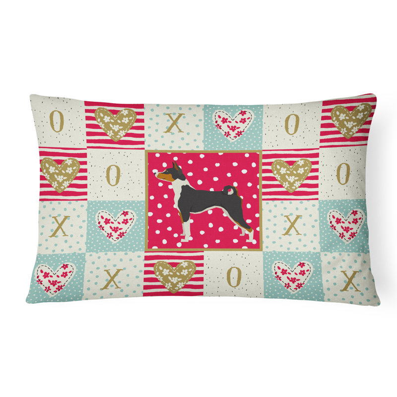  Coussin Basenji Love