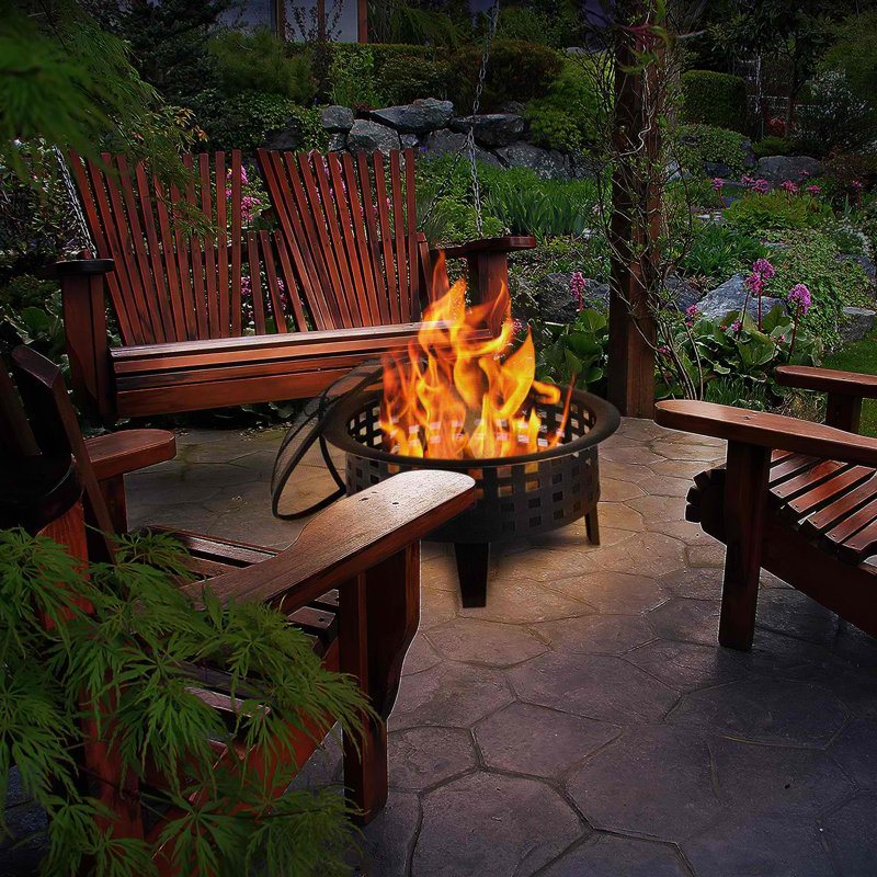 Round Steel Smokeless Fire Pit