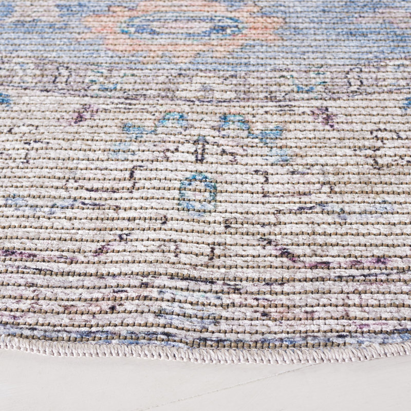 Mua Serapi Performance Machine Washable Oriental Rug, Round 6'7"