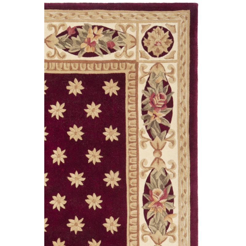 Tapis en laine touffeté à la main Lenora, Rectangle de 5 pi x 8 pi