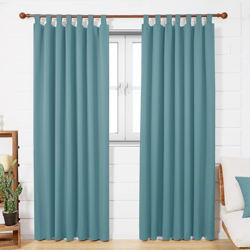 Quennie Blackout Curtain Pair, 42cm Width x 242cm Drop