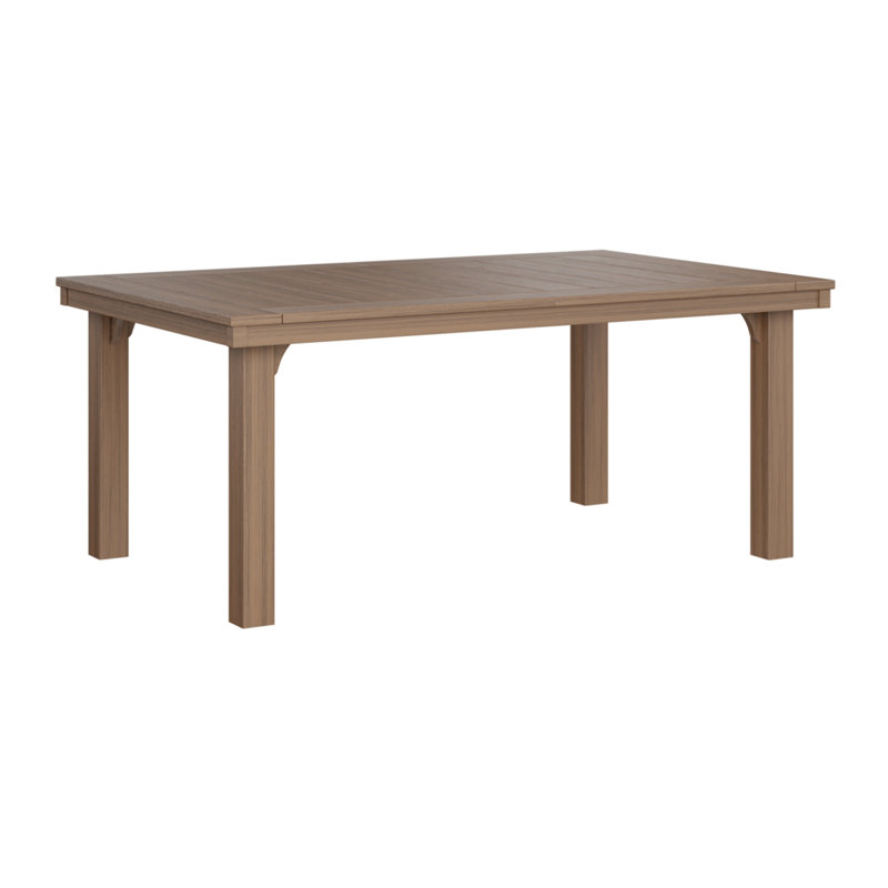 Homestead Outdoor Rectangular Dining Table, Antique Mahogany