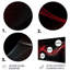 Abstraction contemplative rouge et noire III sur impression métallique-492329048