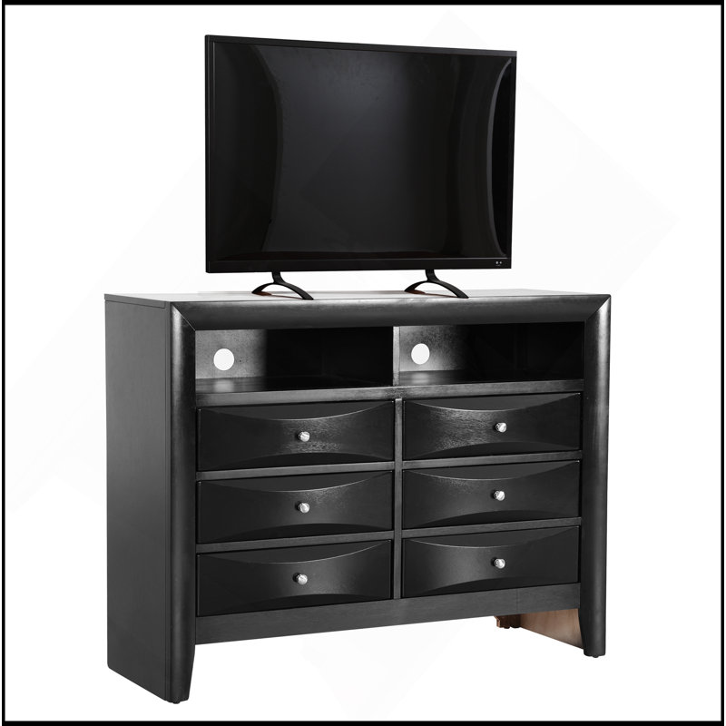 Commode média Marilla, Noir