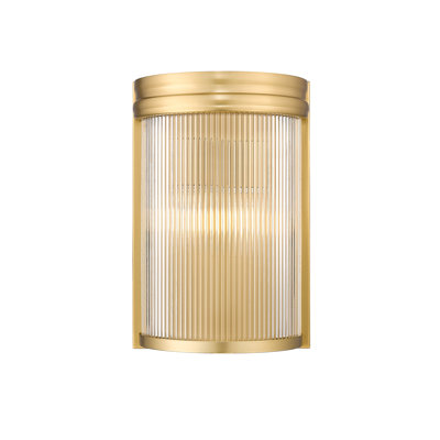 Izabela Steel Flush Mounted Sconce
