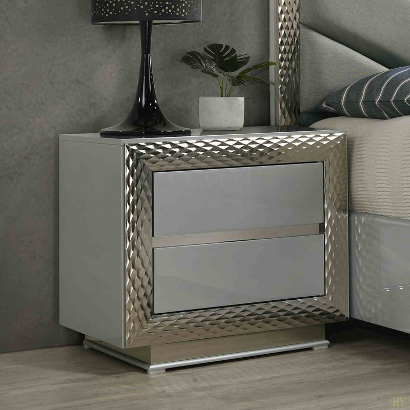 Glam Style 1Pc Table de chevet Plinthe