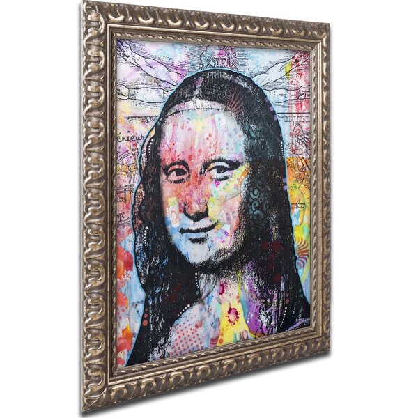 Trademark Art Mona Lisa Framed On Canvas by Dean Russo Print | Wayfair