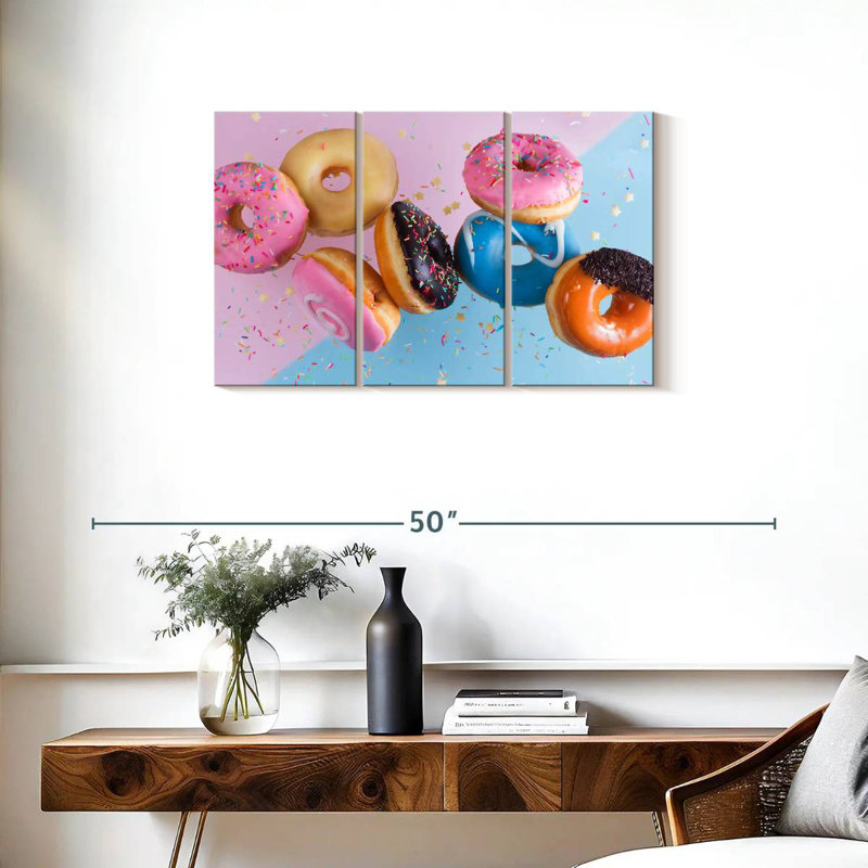 Yarlin Doughnut Party, 20" H x 33" W