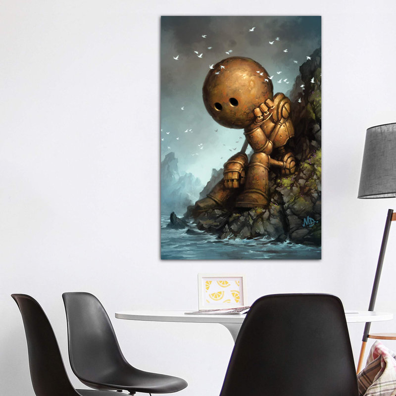 Décoration murale pour enfants Introversion, Toile tendue, H 60 po x l 40po x P 1,5 po