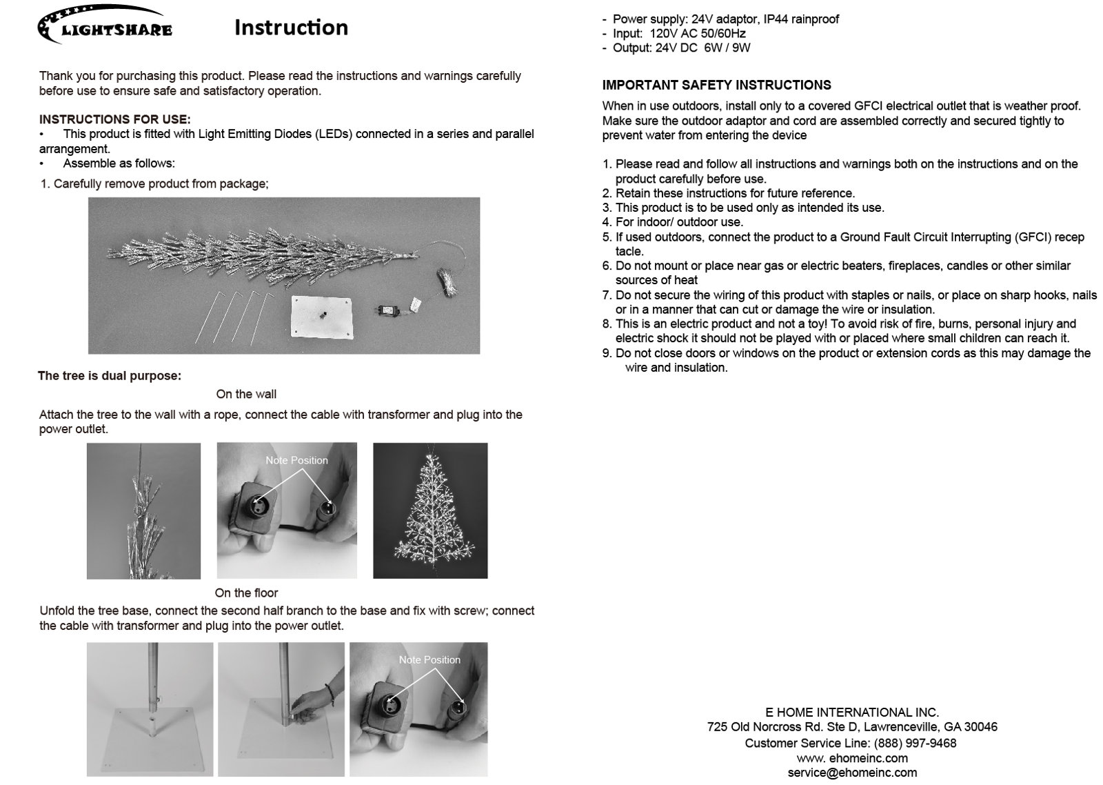 Silver Golden Fir Artificial Christmas Tree, 24" H x 12" W x 12" D