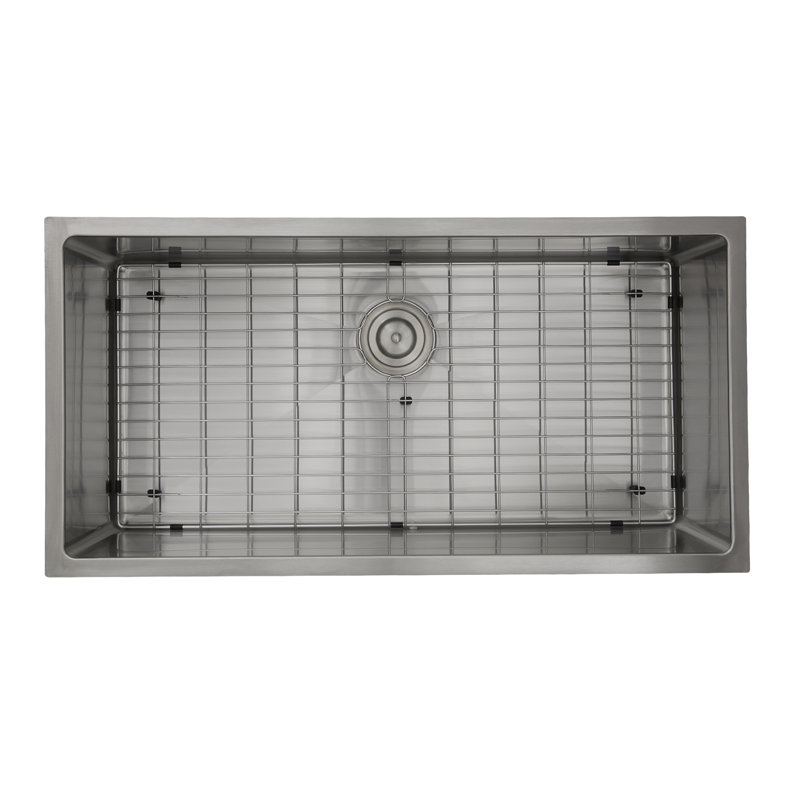 Pro Series 36'' L Stainless Steel Single Basin Kitchen Sink