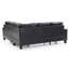 Canapé moderne Modern Glory Furniture Newbury G463B-SC, noir