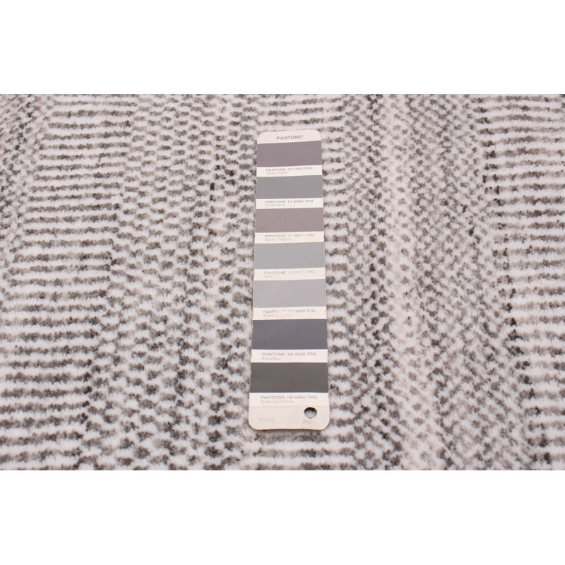 Wilhelmenia One-of-a-Kind 9'2" X 12' New Age Wool Area Rug in Grey