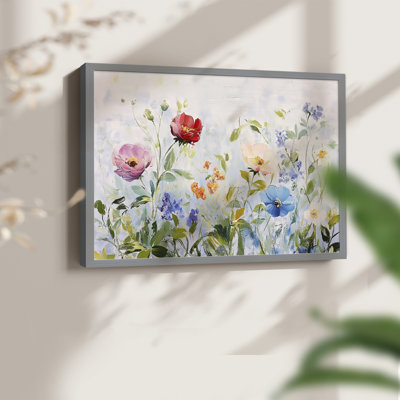 Série florale - XXV III - reproduction encadrée - réarmable