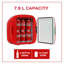 Coca-Cola Heritage 12 Can Portable Cooler/Warmer 12V DC 110V AC 7.9L Red