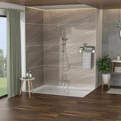 Shower Set - 10Inch Overhead Shower And Hand Shower, Round Shower Set, Dual Shower Heads, Chrome