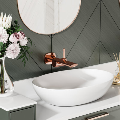 Wall Mounted Single Handle Bathroom Faucet