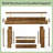 2-Tier Sofa Table, Rustic Farmhouse Console Table-36128692