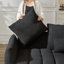 Modern 3-Seater Combo Sofa With Teddy Fabric, Wooden Frame, And Six Cushions For Compact Living Spaces.-1864357685