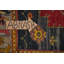 Tapis turc rouge Anatolian géométrique rouge 4 x 6