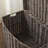 Stroh Rectangular Resin Woven Wicker Trunk with Handles - 24" x 14" x 15" - Chocolate Brown - For Clothes, Towels, Toys, Magazine Storage