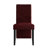 Black Wooden Dining Chair With Velvet Cover-2119460432