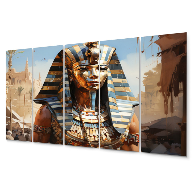 Égypte ancienne Égypte - ensemble de reproductions d'art en métal Égypte